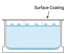 Coating ECM workflow for surface coating applications using 3DCelMatrix