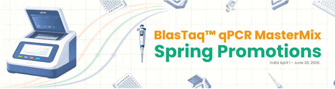 BlasTaq qPCR MasterMix Promotions banner