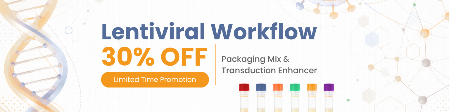 Lentiviral workflow promotion banner
